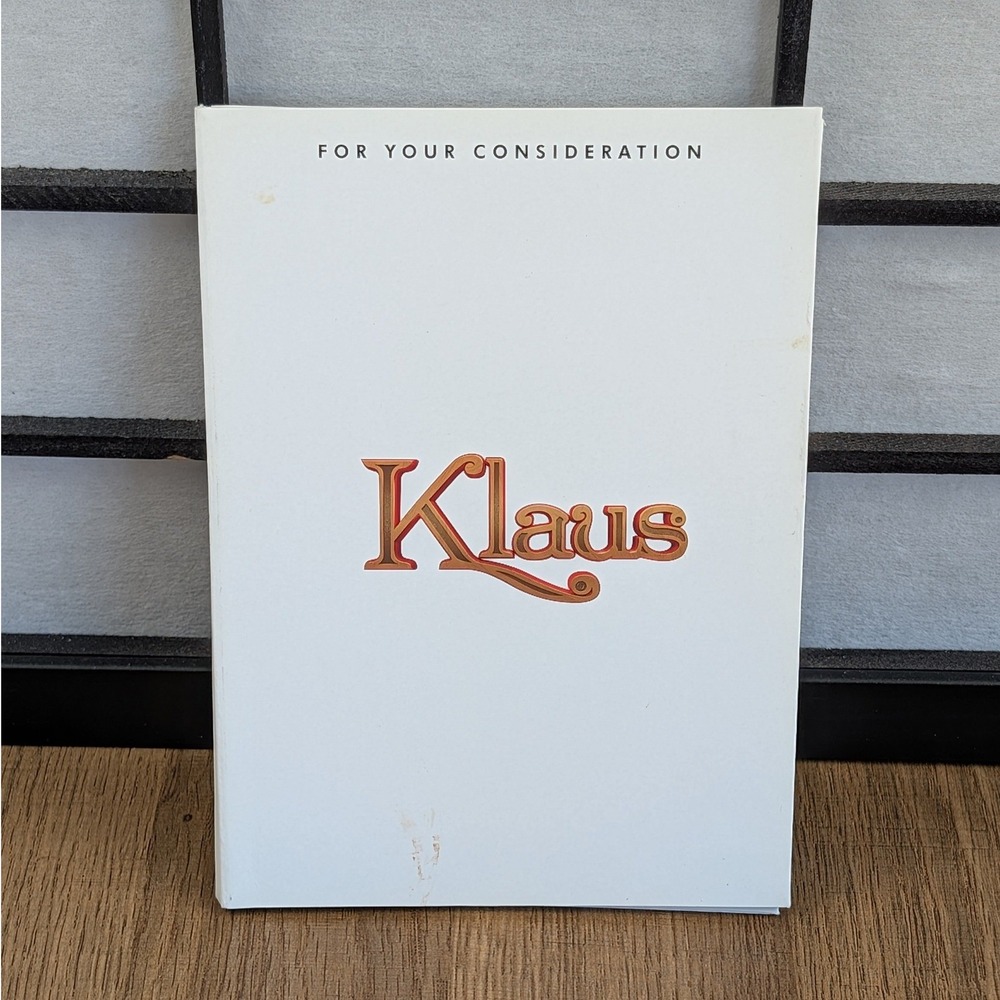 Klaus Netflix For Your Consideration FYC DVD Screener 2019 Animated Movie Rare